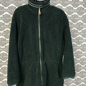 Vintage Columbia Women's Deep Pile Fleece Full Zip Jacket - USA Made Medium